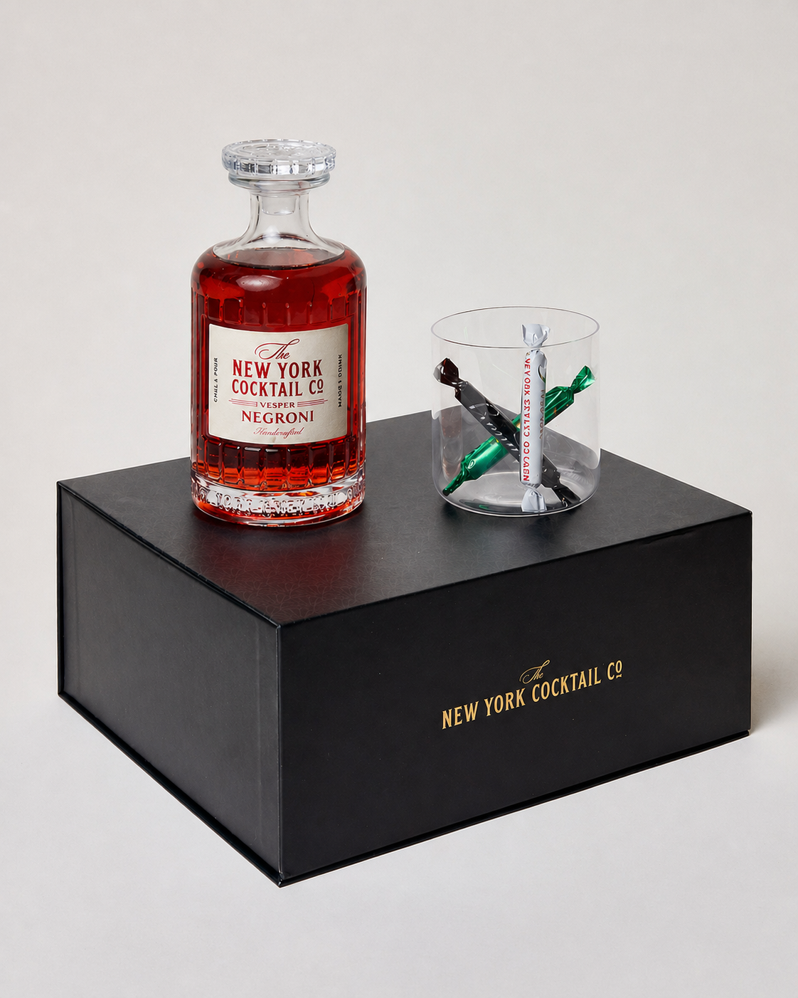 NYCC Negroni Gift Box - One Bottle (Negroni) + Glass + 3 x Bond Nº9 Fragrances