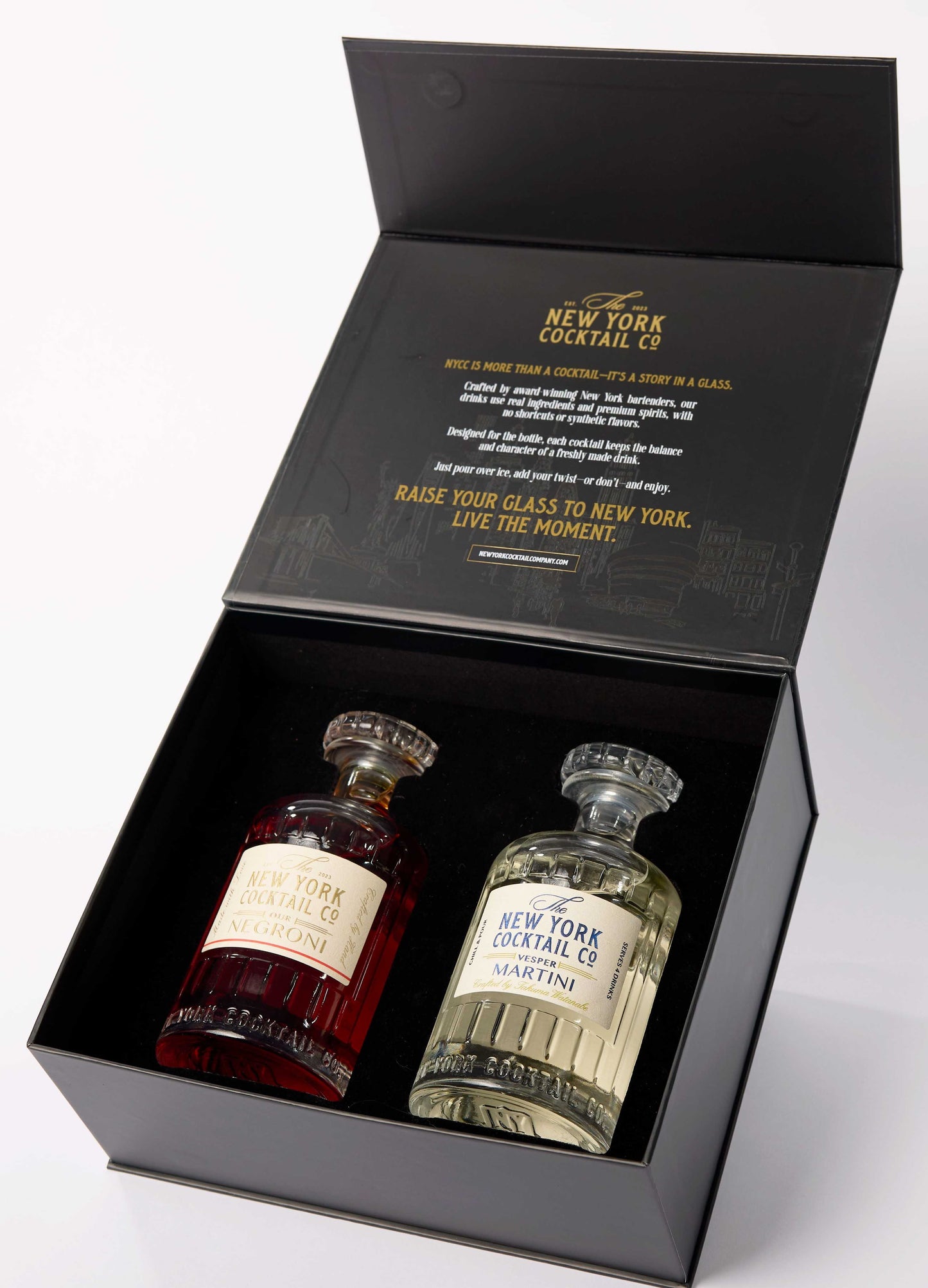 NYCC Two Bottles Gift box - Our Negroni & Vesper Martini